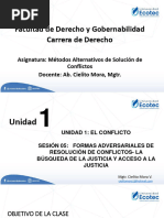 05 Formas Adversariales de Resoluciã N de Conflicto - La Busqueda de La Justicia y Acceso A La Justicia