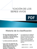 Clasificacion de Los Seres Vivos