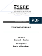 ECONOMIE GÃ©nÃ©rale