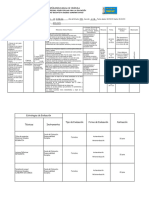 Cuadro de Planificacion 2023-2024. Biologia de 4to