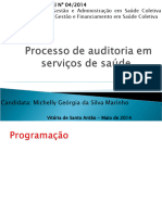 Aula Tema 6 - Processo de Auditoria No Sus