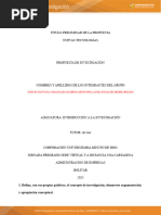 Defina, Con Sus Propias Palabras, El Concepto de Investigación Demuestre Argumentación y Apropiación Conceptual