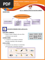 PHYSICS NOTES - CHEMICAL EFFECTS OF ELECTRIC CURRENT - CLASS VIII - FINAL - Combined