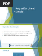 Regresión Lineal