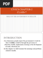 Ch-2 - Role of Govt. in Health