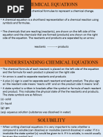 4 Chemical Equations