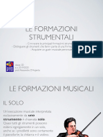 Formazioni Strumentali