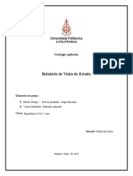 RELATORIO DE VISITA DE ESTUDO - Geologia