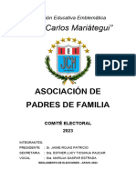 Reglamento de Comite Electoral APAFA - 2023