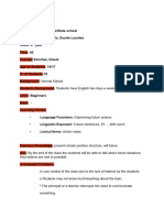 Plan de Clase. Didáctica. Cantero y Duarte