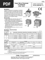 Medidor de Vazão Cold Box