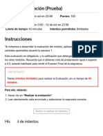 (M1-E1) Evaluación (Prueba) - INTERVENCIÓN PROFESIONAL Y DESARROLLO LOCAL