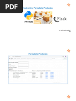 10 - Instructivo Python Web - BD Ventas - PRODUCTOS