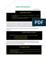 Principios Generales y Proyeccionales