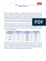 Que For PG 98 Equity Val Notes