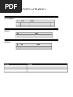 Patch Application Document