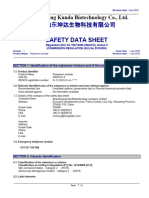 MSDS-POTASSIUM-SORBATE Sandong Kunda