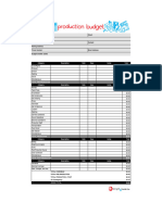 Film Budget Template 21