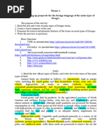 Задание №7. Практическое занятие -Style of drawing up proposals for the foreign language of the main types of forages.