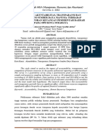 Jurnal Akuntabilitas, Transparansi Terhadap Kualitas Laporan Keuangan