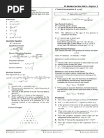 2023 Nov Algebra 1