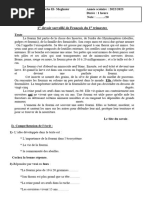 Devoir N°1 2as