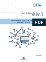 CCN-STIC-1410 Procedimiento de Empleo Seguro OMNISWITCH AOS