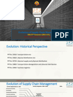 Evolution of SCM