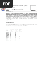 Exámen Parcial de Laboratorio de Ingeniería Química Ii 2022 - B