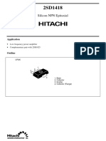 2SD1418 SMD Code DA