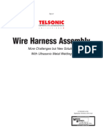 Wire Harness Assembly - More Challenges But New Solution With Ultrasonic Metal Welding - Telsonic WHN 2010