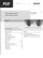 Fixed Displacement Radial Piston Pump: Replaces: 03.95