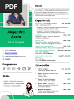 CV Ale Acero UX