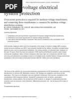 Medium-Voltage Electrical System Protection