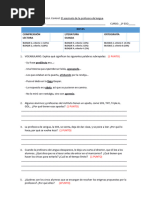 1º Eso Control - El Asesinato de La Profesora de Lengua