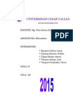 Informe de Matematica