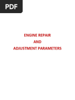 Engine Repair - Adjustment Parameters