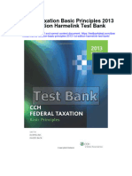 Federal Taxation Basic Principles 2013 1st Edition Harmelink Test Bank