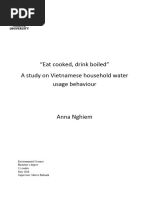 Thesis - Eat Cooked, Drink Boiled - VN Water Home Use Practice (2018)