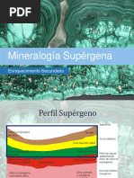 Auxiliar 8 Mineralogía Supérgena