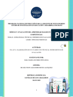 TII. Act.2 - Elaboración de Un Cuadro Con Técnicas, Instrumentos de Evaluación