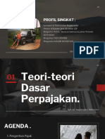 Teori-Teori Dasar Perpajakan.