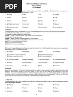 Answers and Audio Script