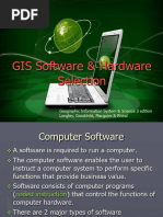 Gis Software and Hardware Selection