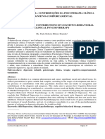 Depressão Infantil Contribuições Da Psicoterapia Clínica Cognitivo Comportamental