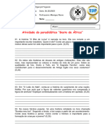 6° ANO - 26.10 - Atividade Do Paradidático