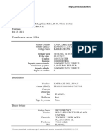 Transferencia SEPA