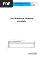 Procedimiento de Bloqueo y Etiquetado - AJAD