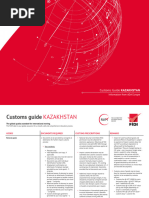 Customsguides Kazahstan