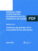 Capítulo 8 Sistemas de Gestión de La Inocuidad de Los Alimentos